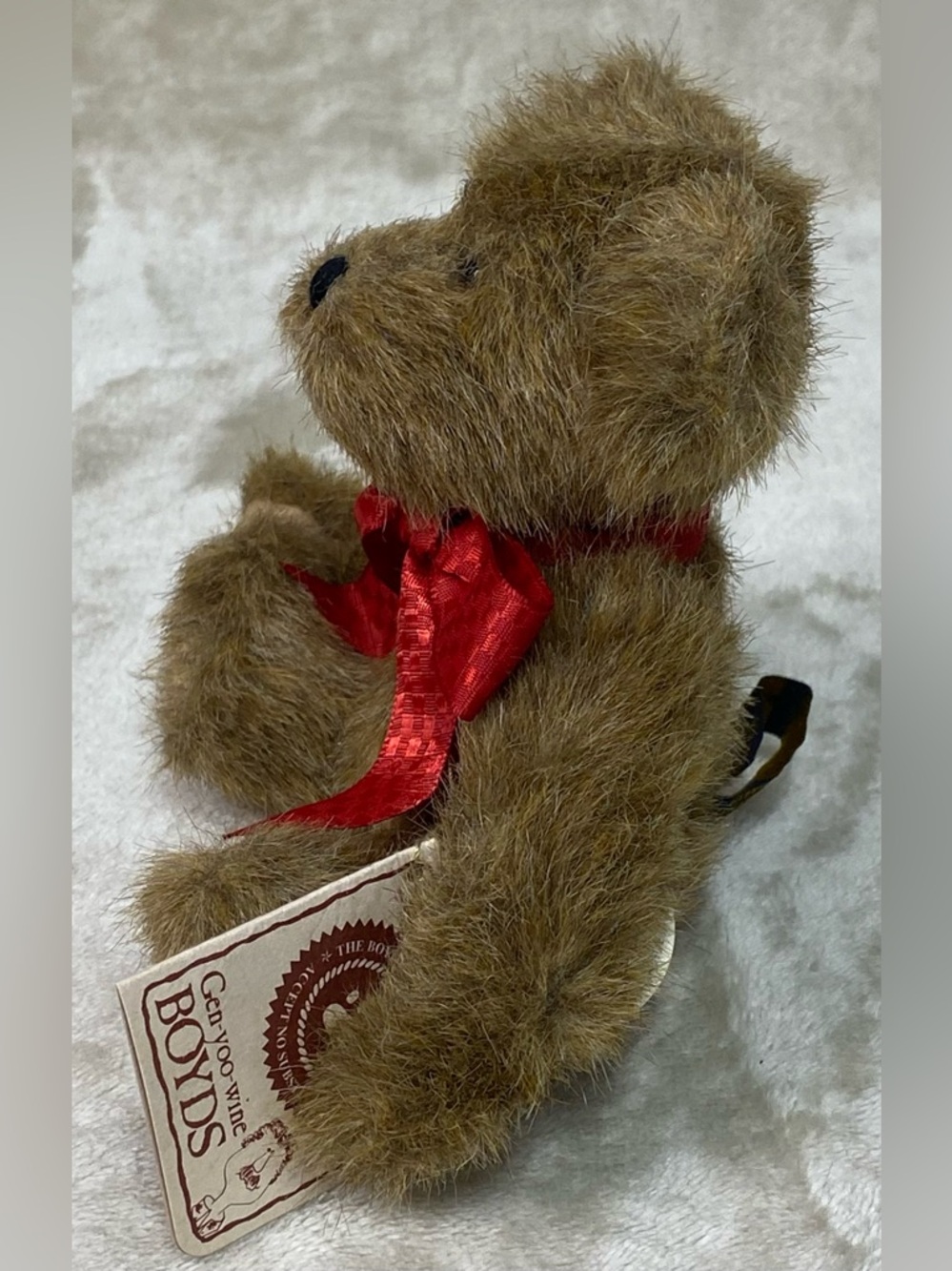 Chester B. Bearsworth Jointed 6.5” Boyds Bear Archive Collection Vintage 5725305 - Picture 4 of 13